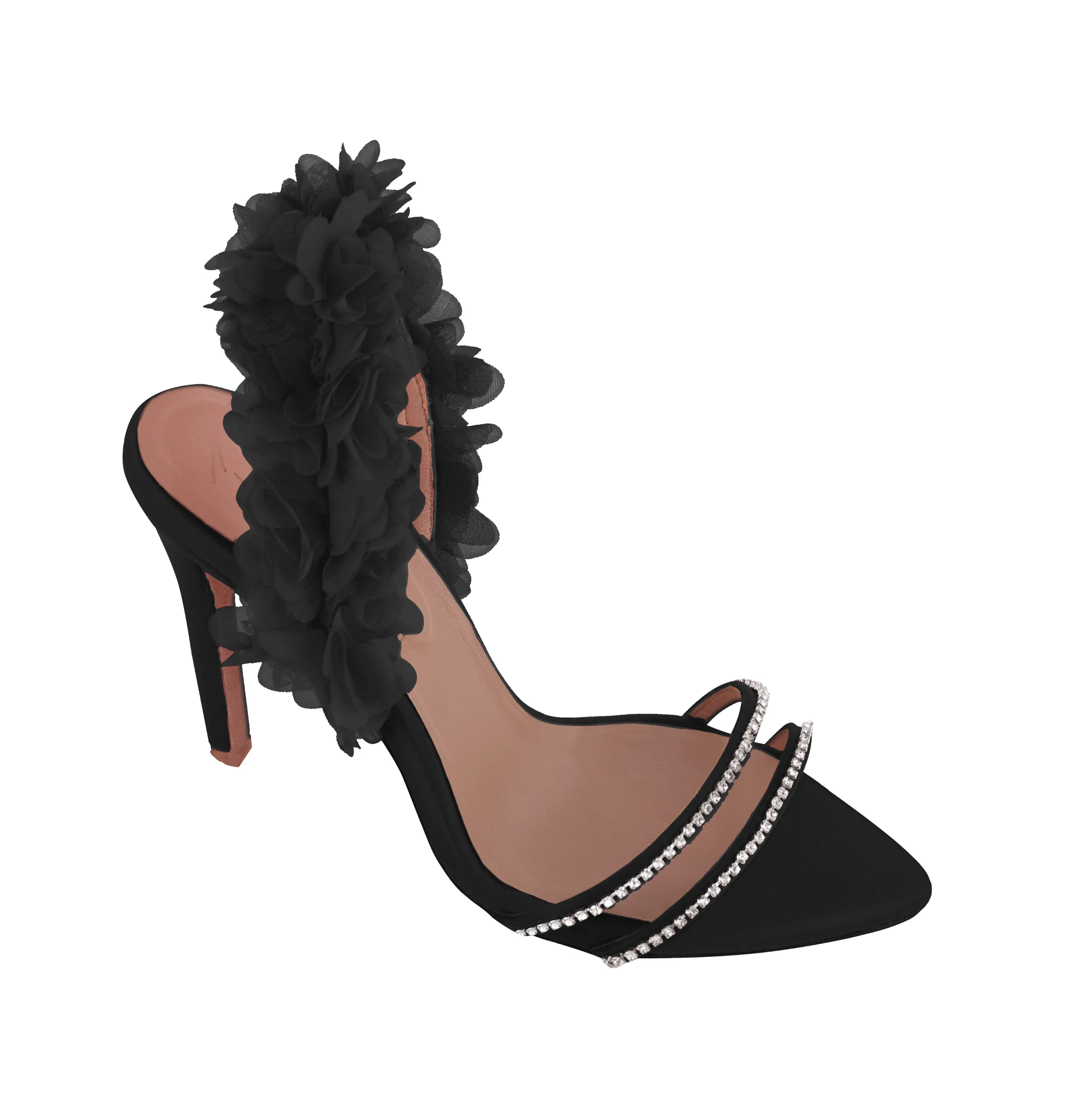 Elegant Joya Black High Heels for Evening Wear