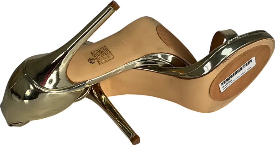 la bottine souriante Metallic Lea Heeled Sandals UK 8 EU 41 👠