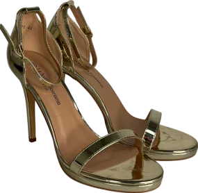 la bottine souriante Metallic Lea Heeled Sandals UK 8 EU 41 👠