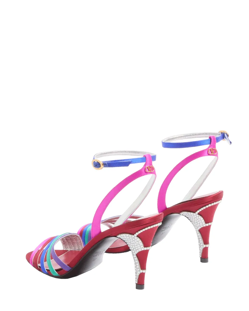 Ladycrush Strappy Scallop Sandal in Multicolor