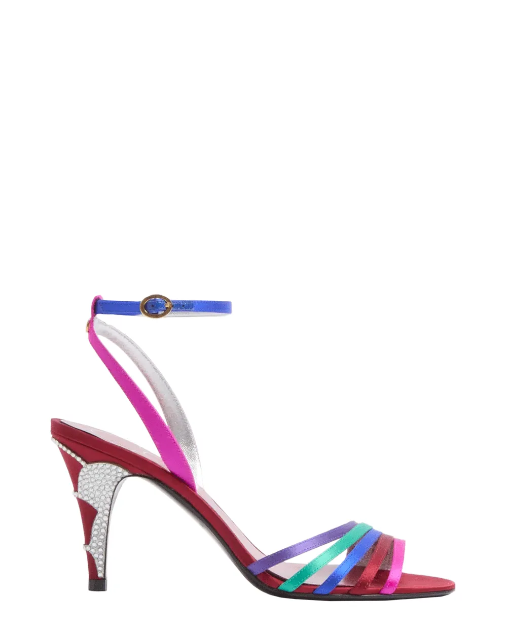 Ladycrush Strappy Scallop Sandal in Multicolor