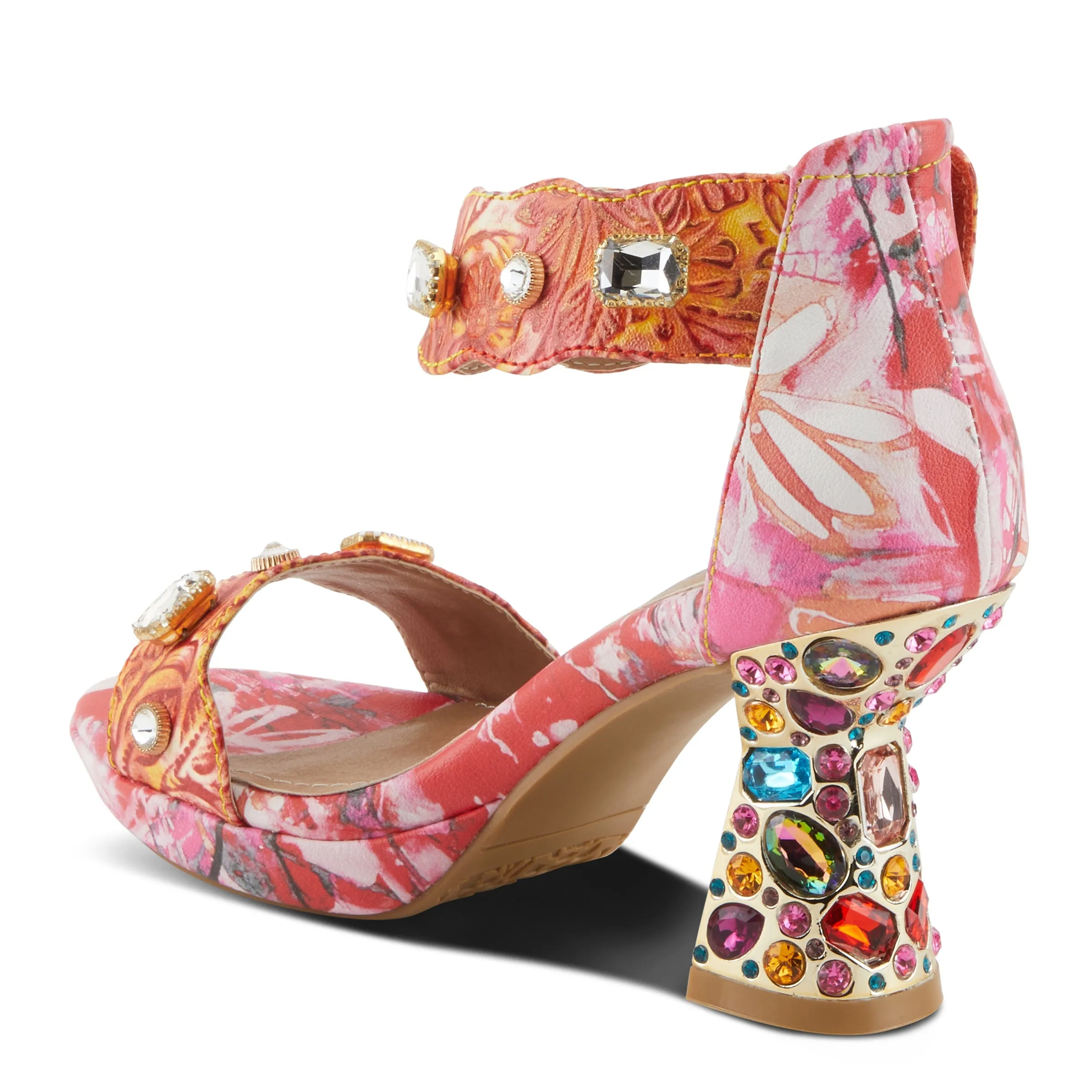 L'ARTISTE JEWELL CLOSED BACK SANDALS