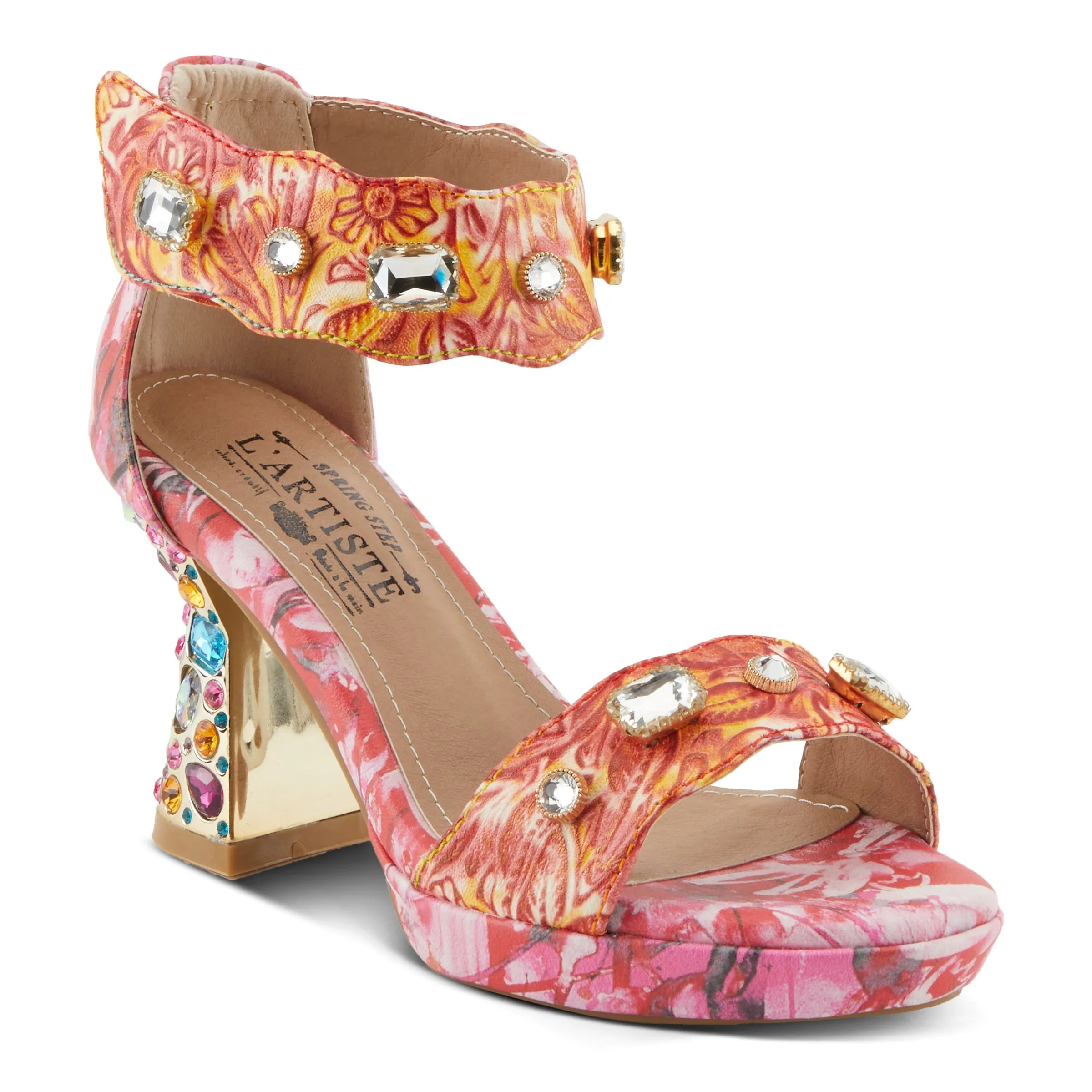 L'ARTISTE JEWELL CLOSED BACK SANDALS