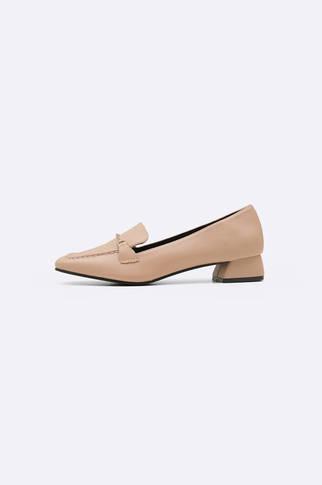 LOAFERS WITH BLOCK HEEL