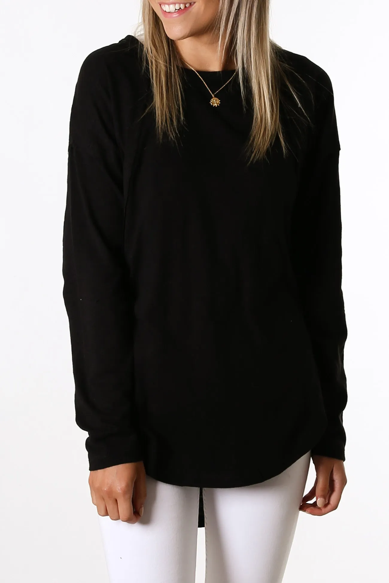 Mackenzie Long Sleeve Crew Black