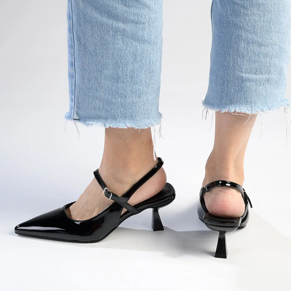 Madison Jakova Court Heels - Black