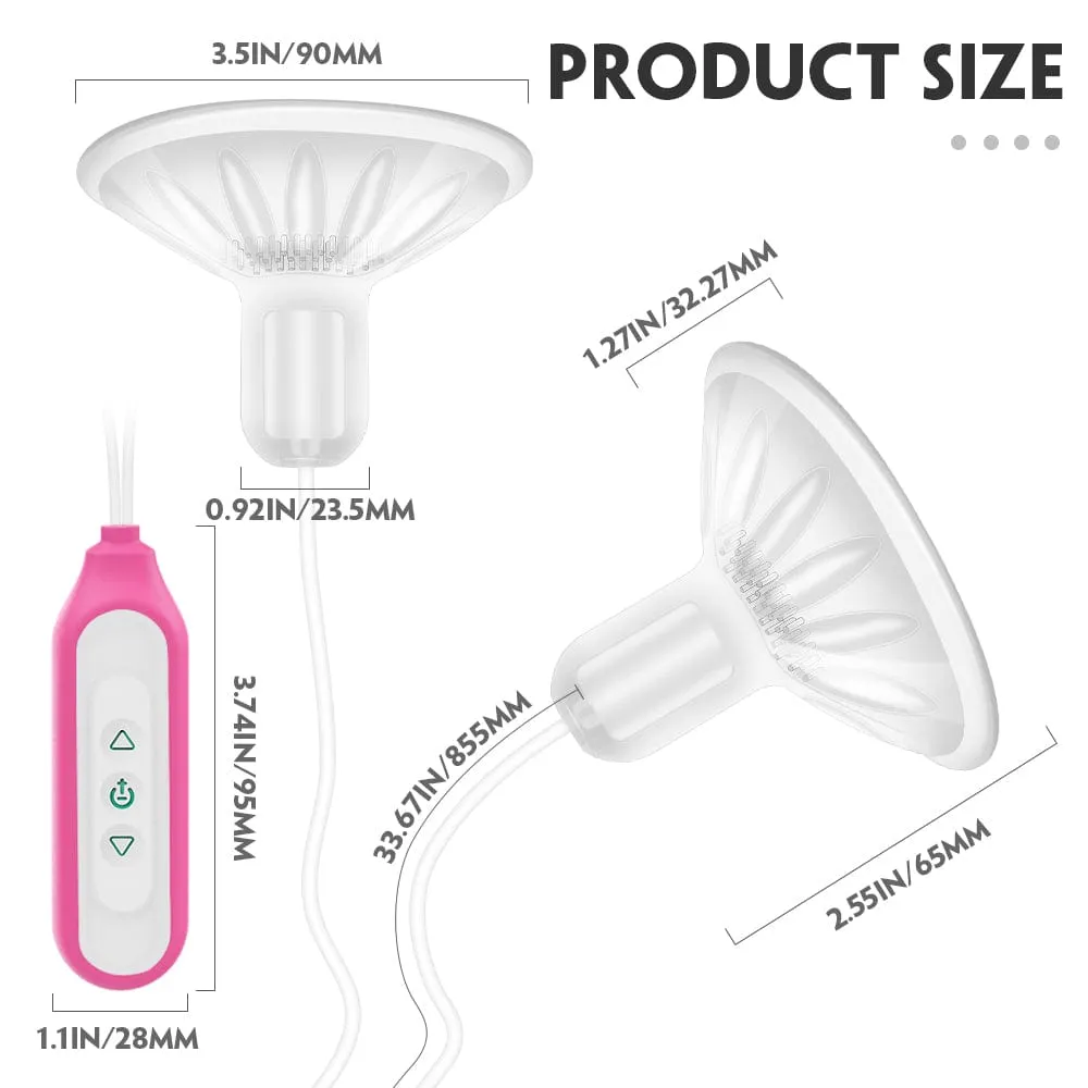 Enhanced Mamilo Vibrating Nipple Suction Set