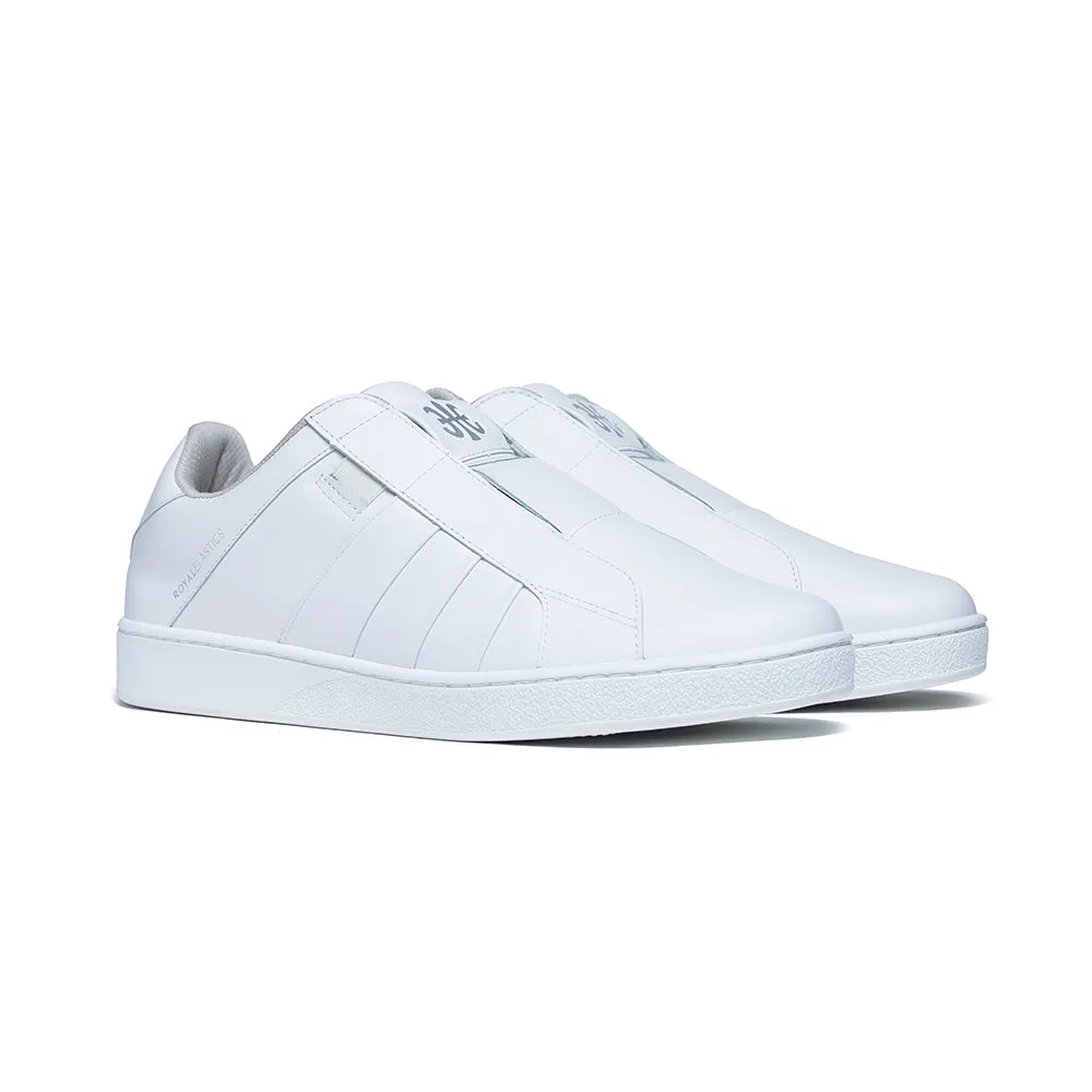 Men's Prince Albert White Leather Sneakers 01401-000