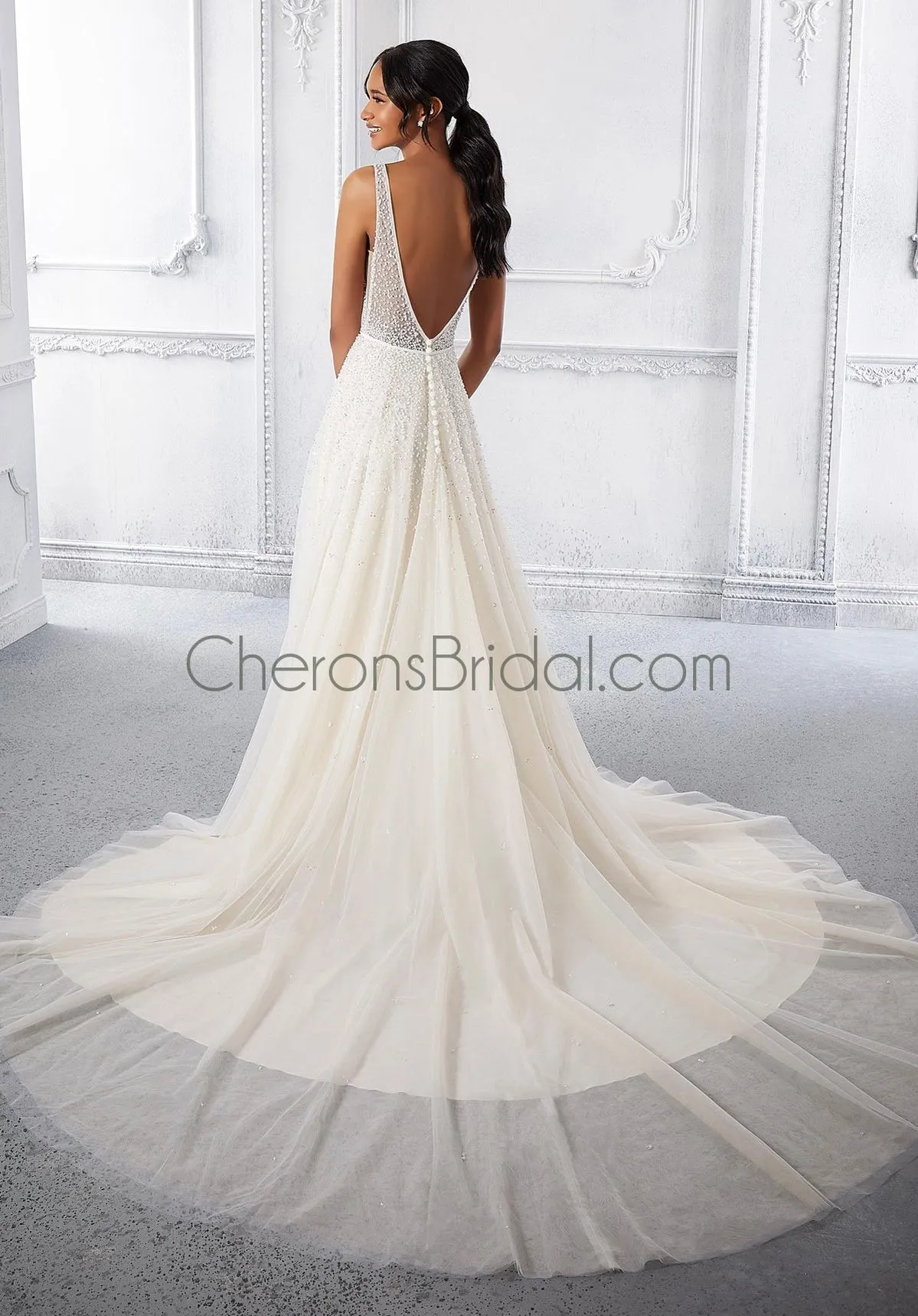 Morilee - 2380 - Crystal - Cheron's Bridal, Wedding Gown