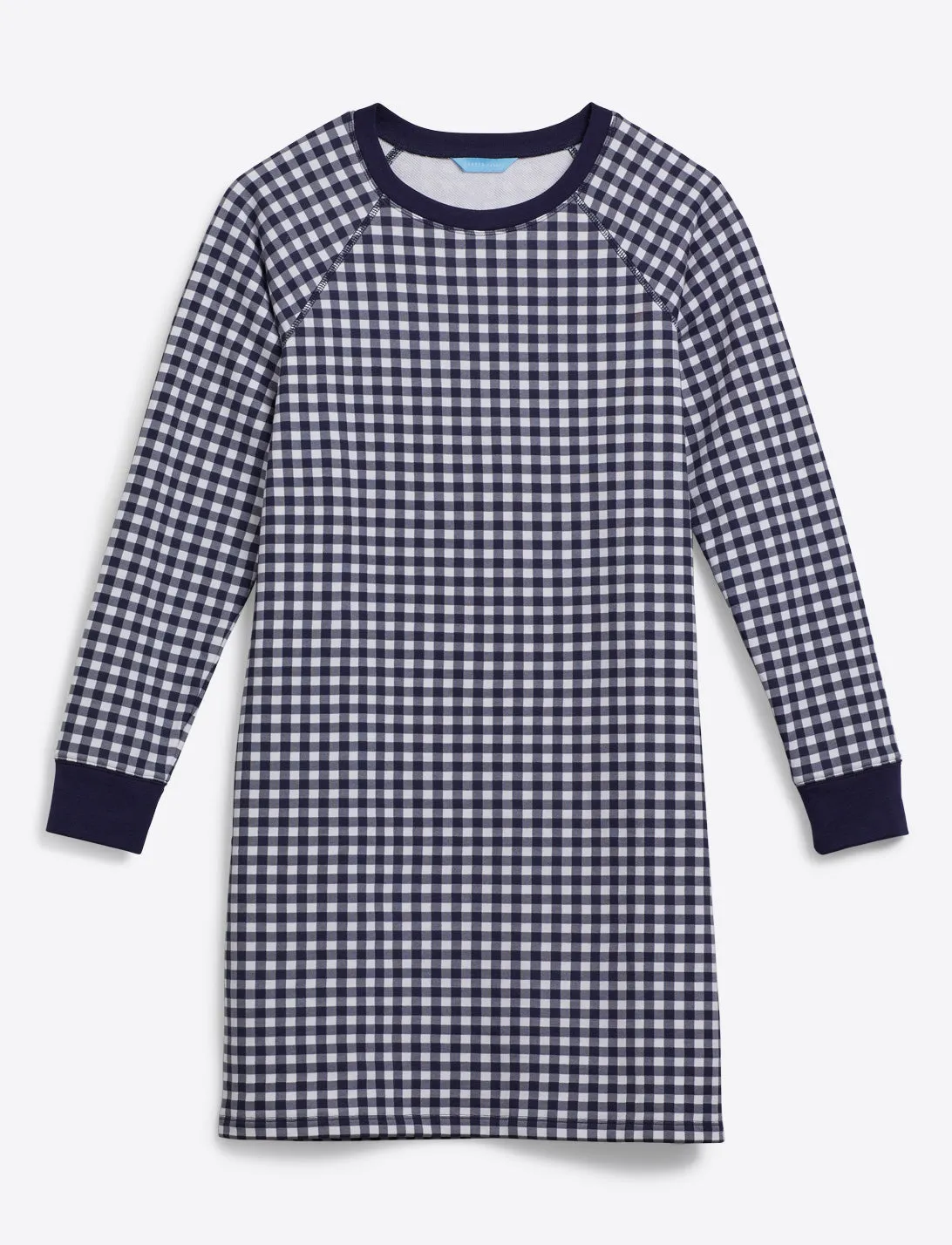 Natalie Sweatshirt Dress in Gingham