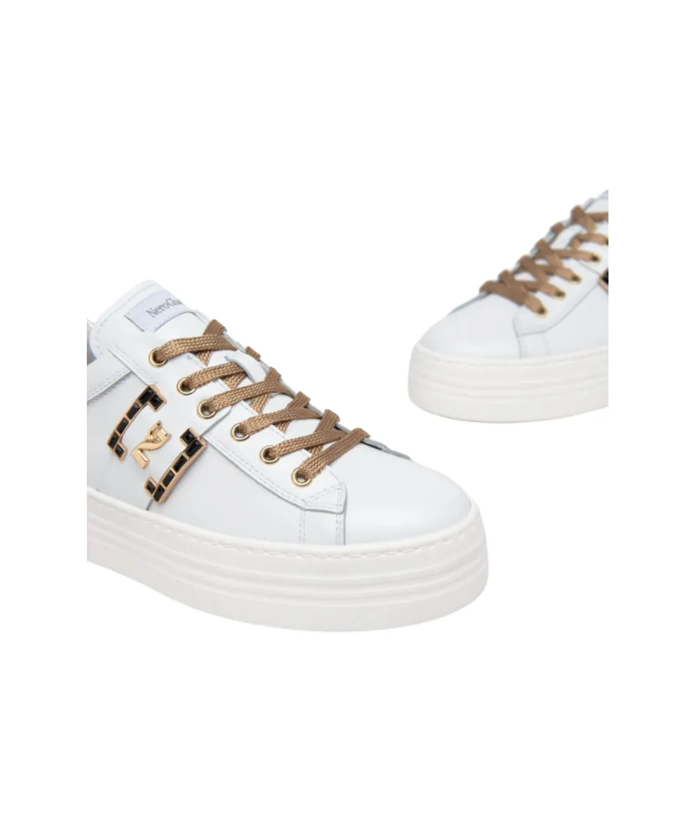 NERO GIARDINI TIMELESS TRAINERS