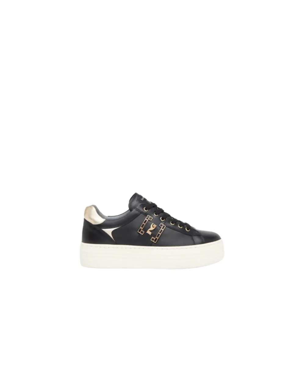 NERO GIARDINI TIMELESS TRAINERS