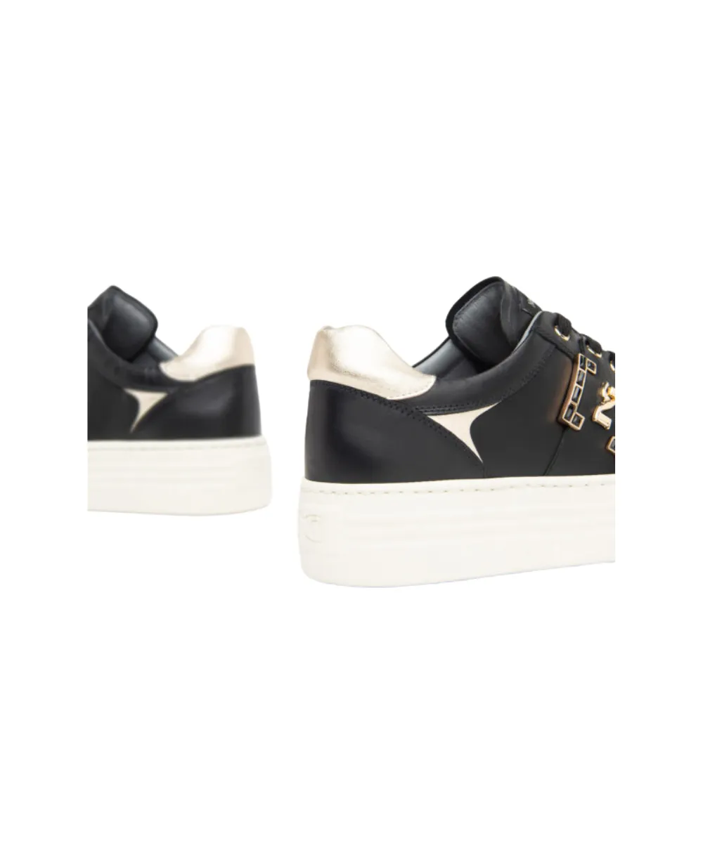 NERO GIARDINI TIMELESS TRAINERS