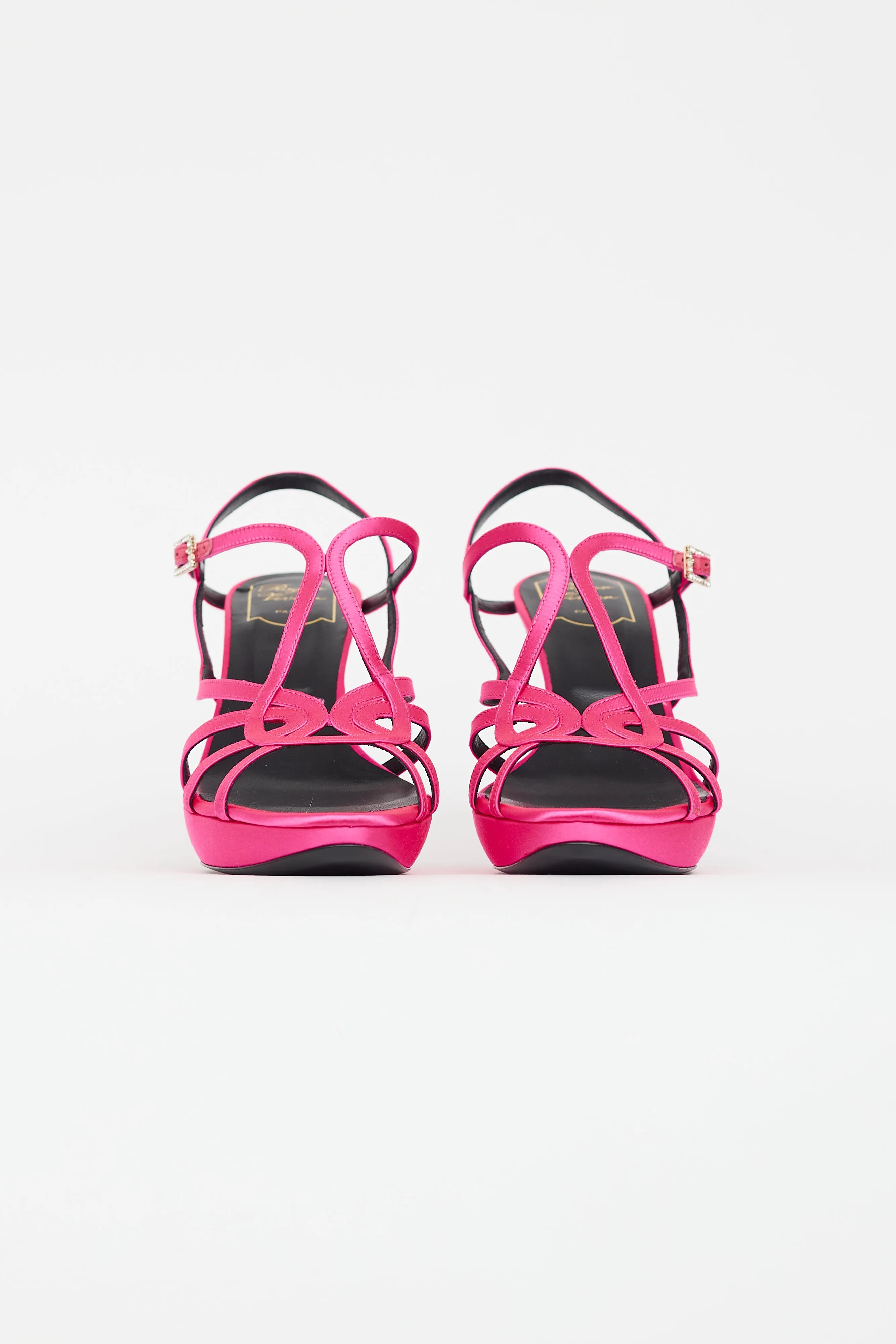 Pink Strappy Heeled Sandal