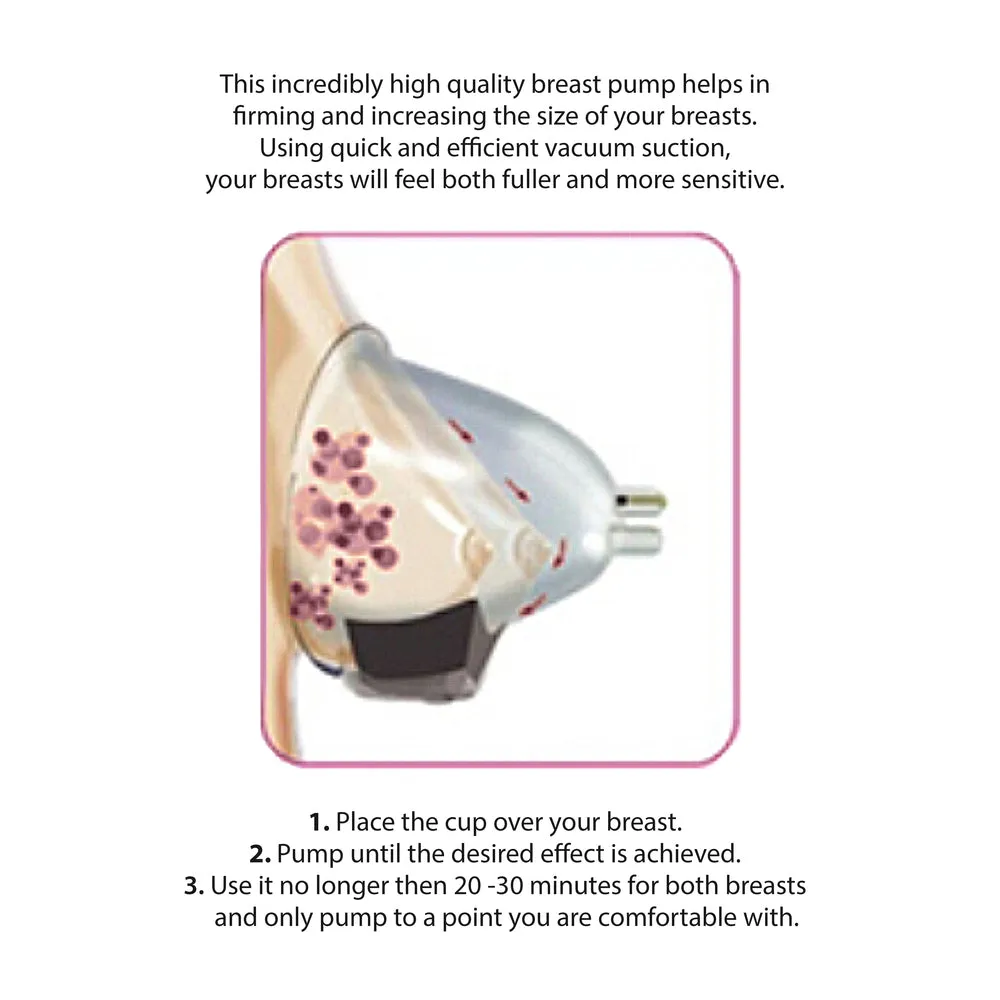 Pumped Breast Pump Medium Rose Gold