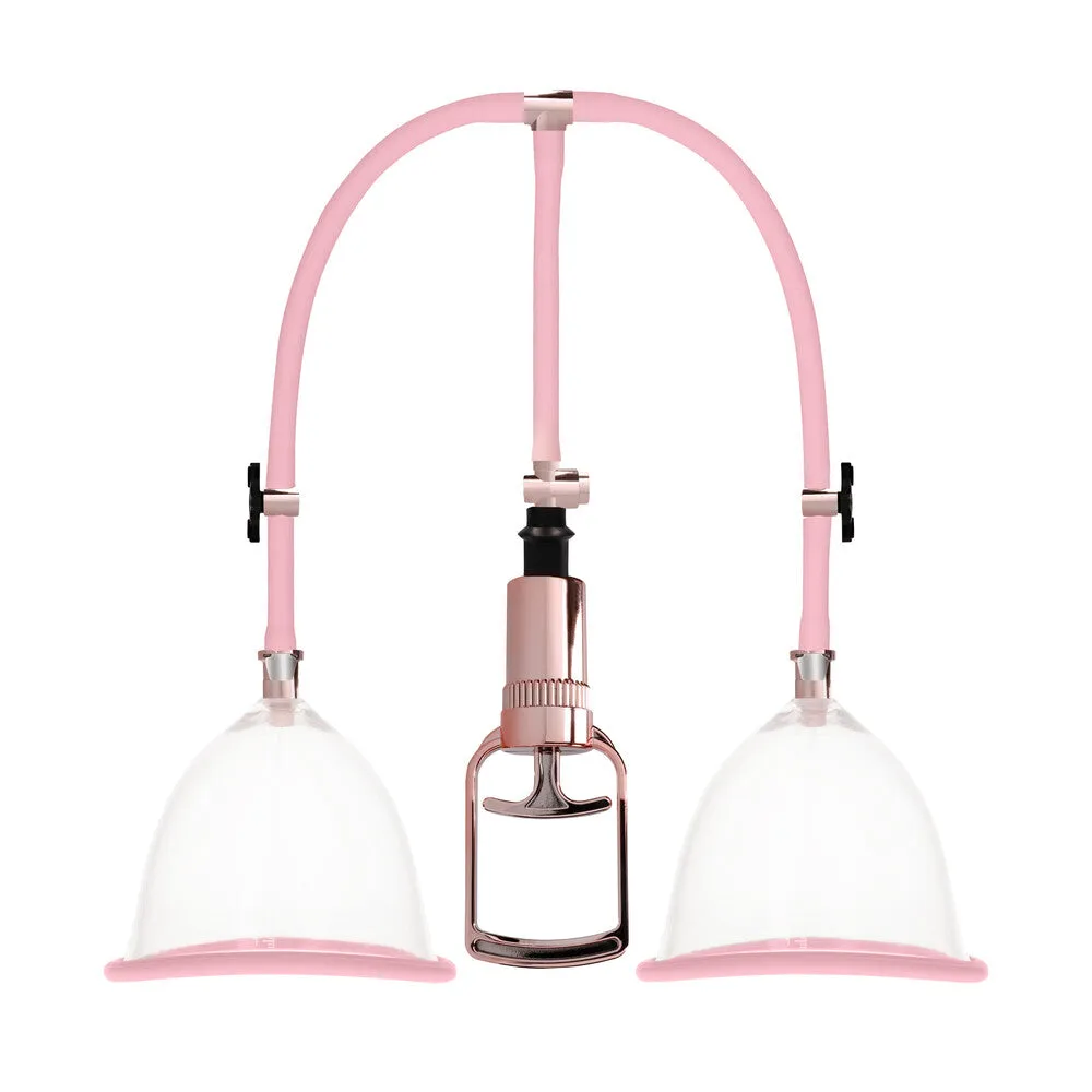 Pumped Breast Pump Medium Rose Gold