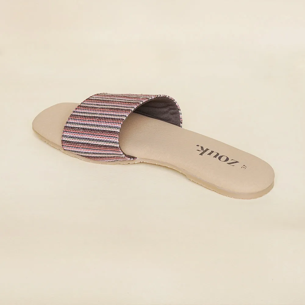 Rohtang Stripes Casual Flats