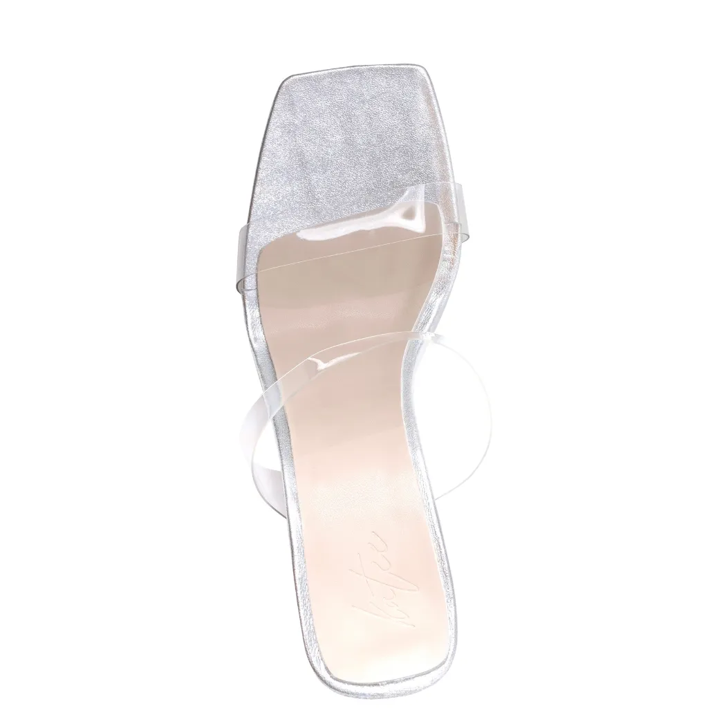 ROMANTICA TRANSPARENT SANDALS