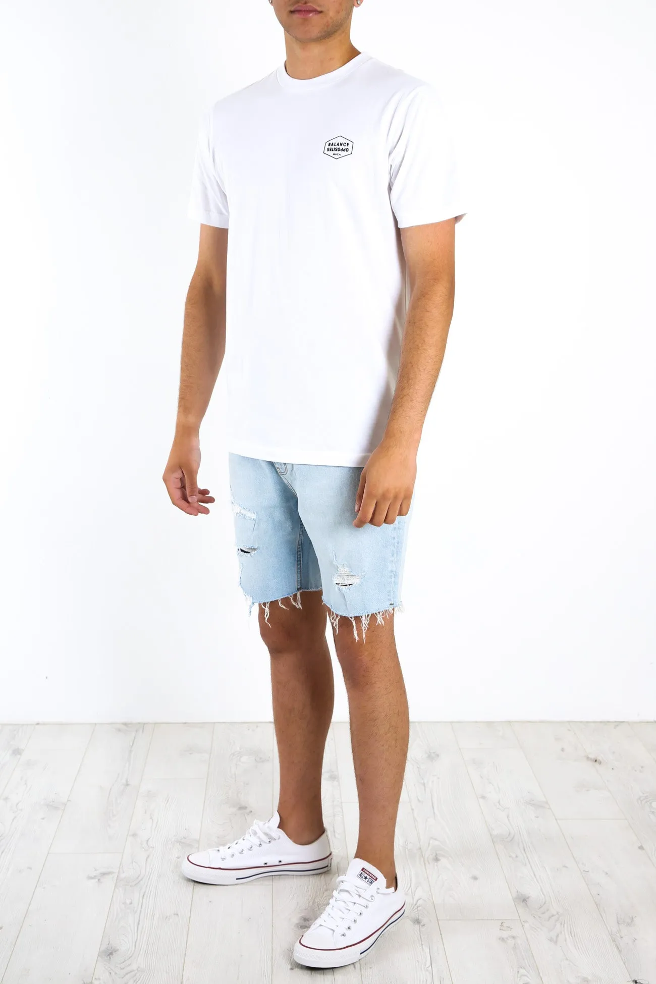 RVCA Hex Short Sleeve Tee White