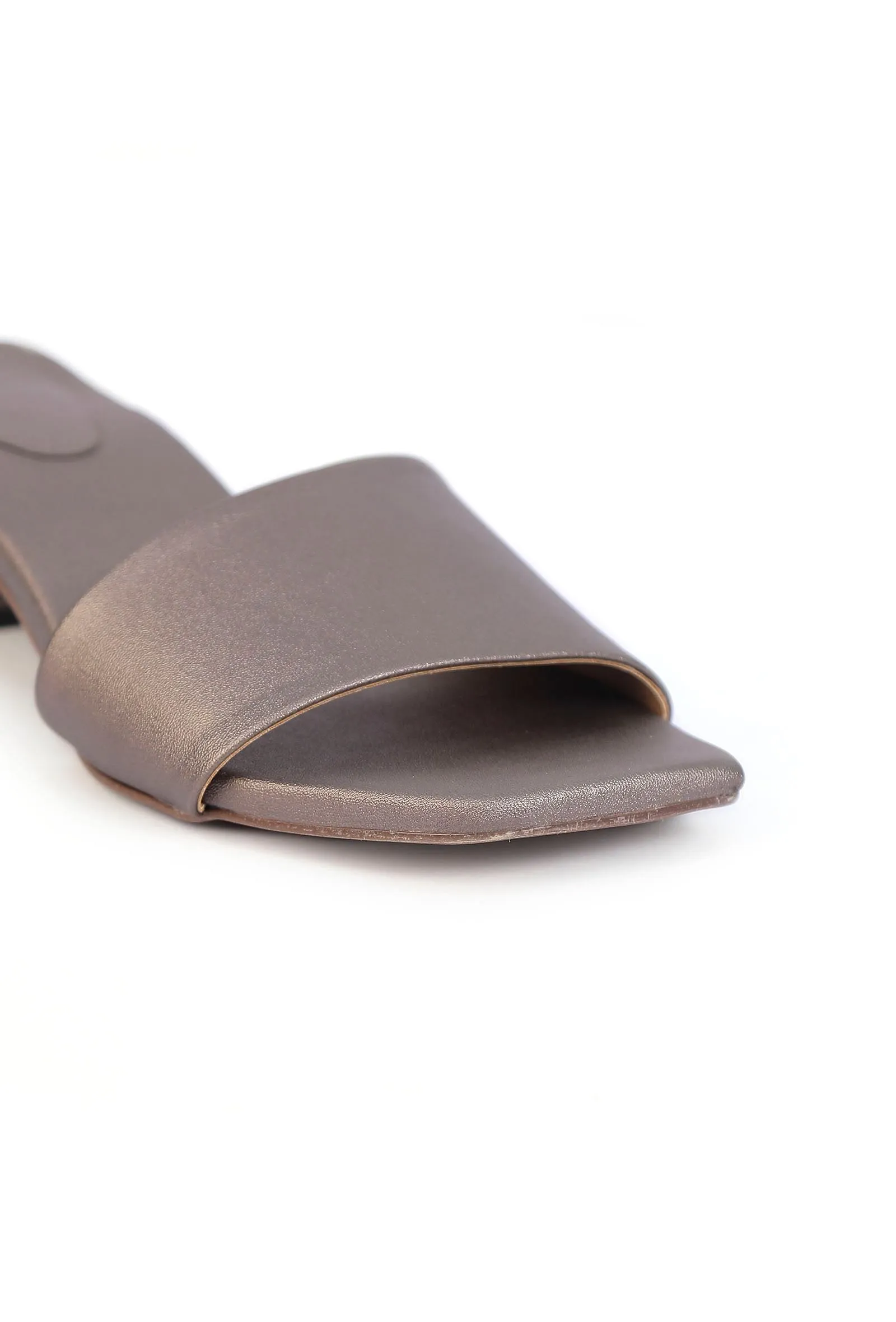 Scrappy Grey Cruelty Free Leather Heels