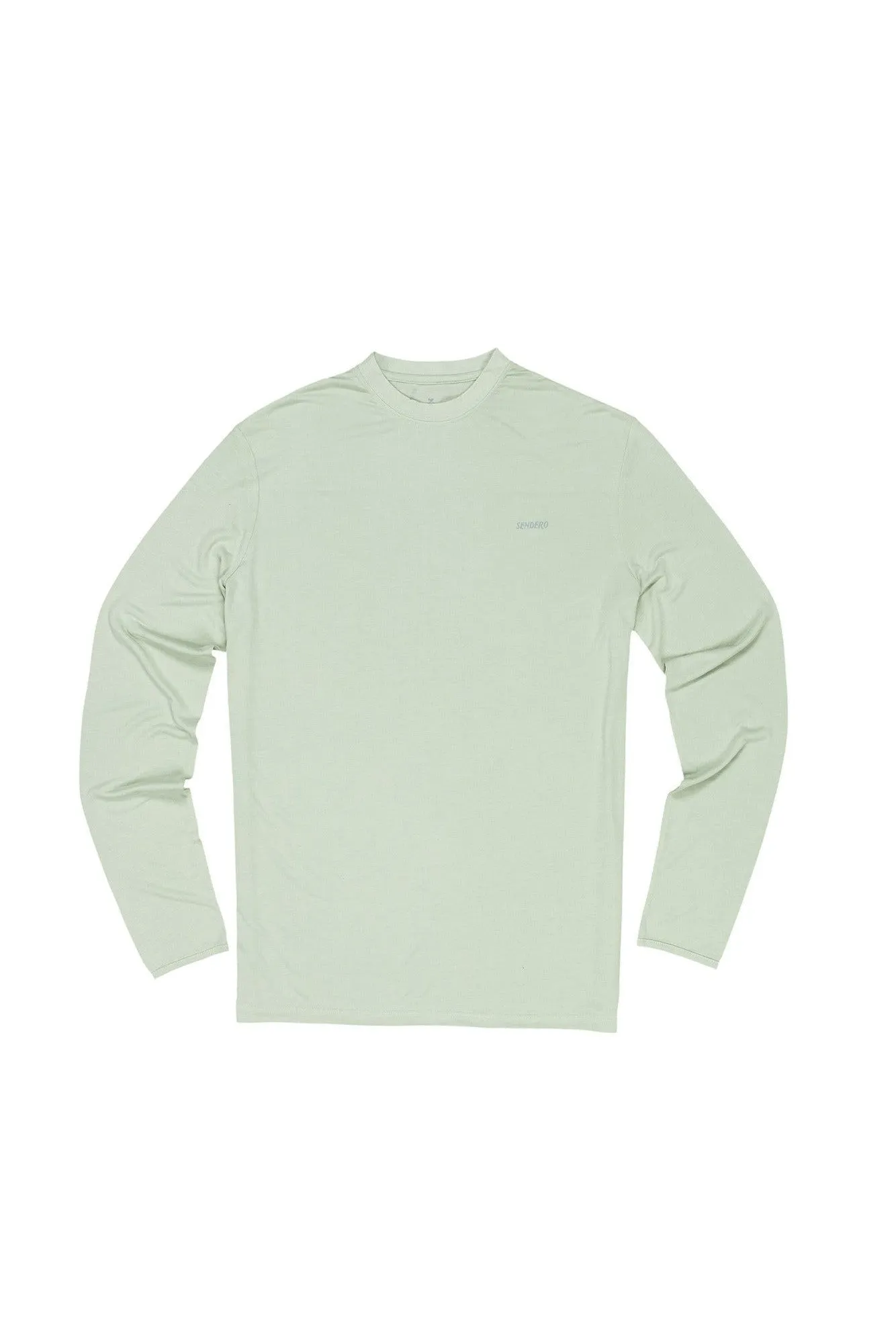 Sendero Provisions Yucatan Bamboo Long Sleeve Tech Shirt in Flats Green