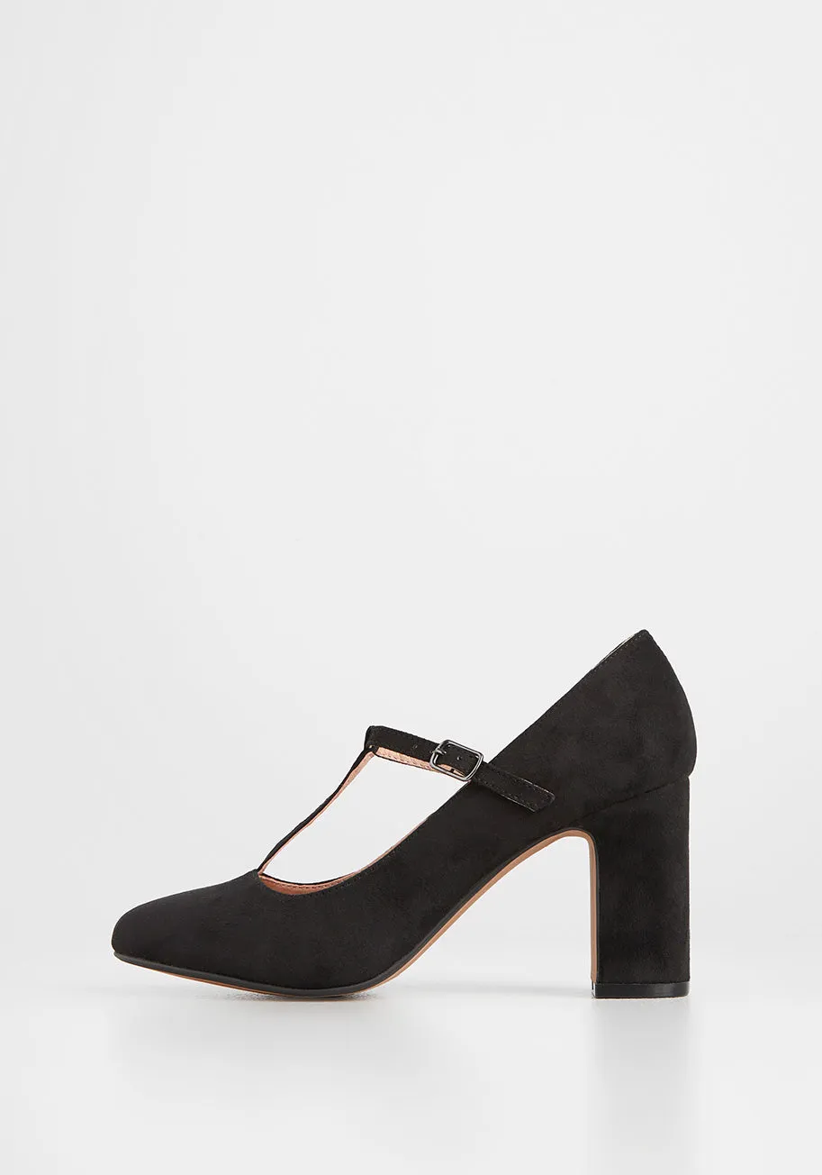 Simple Pleasantries T-Strap Heel