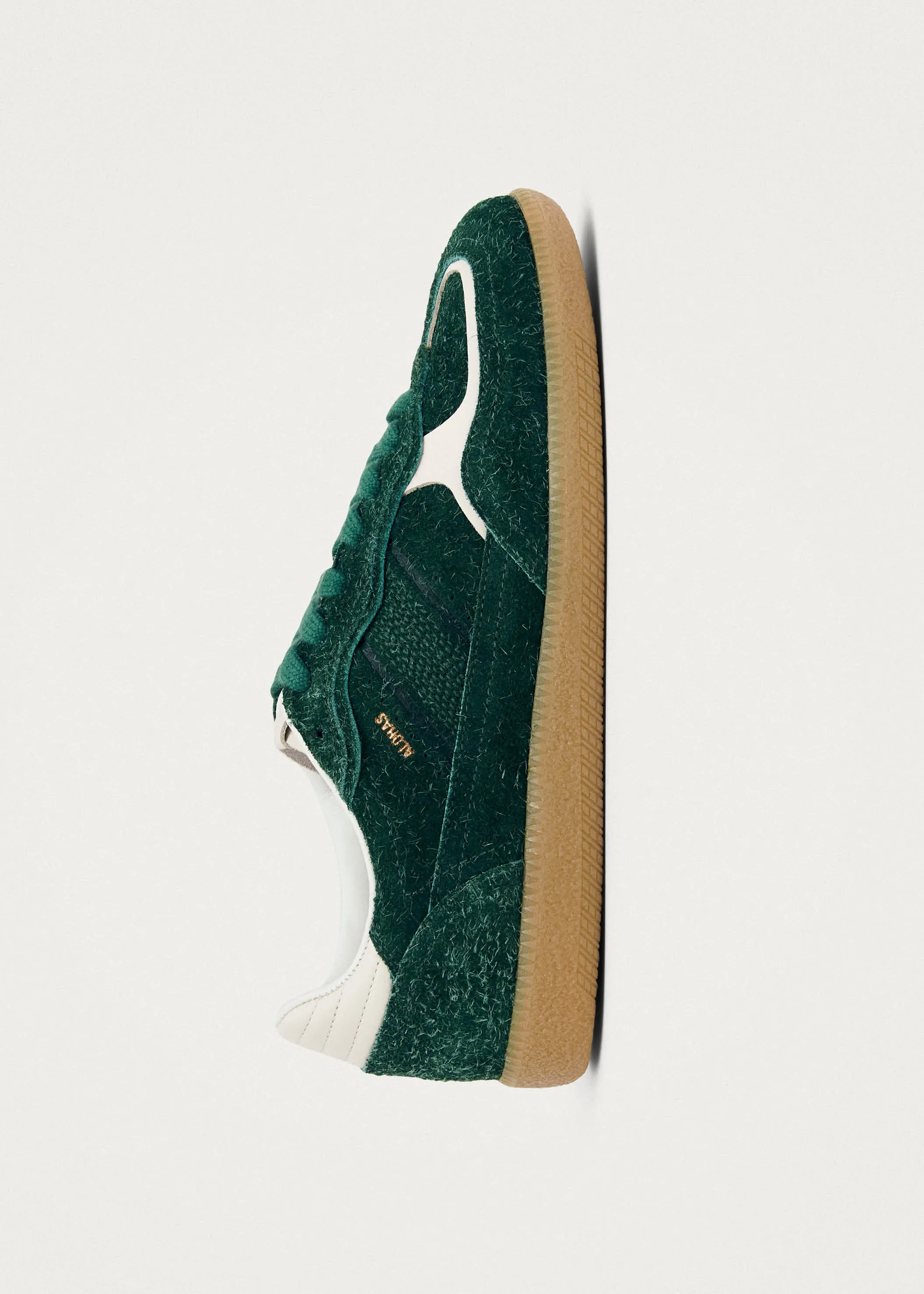 Tb.490 Rife Suede Fuzzy Green Leather Sneakers