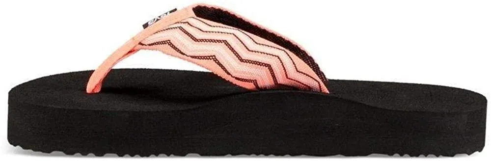 Teva Original Mush Neptune Bright Coral Flip Flops - Women's