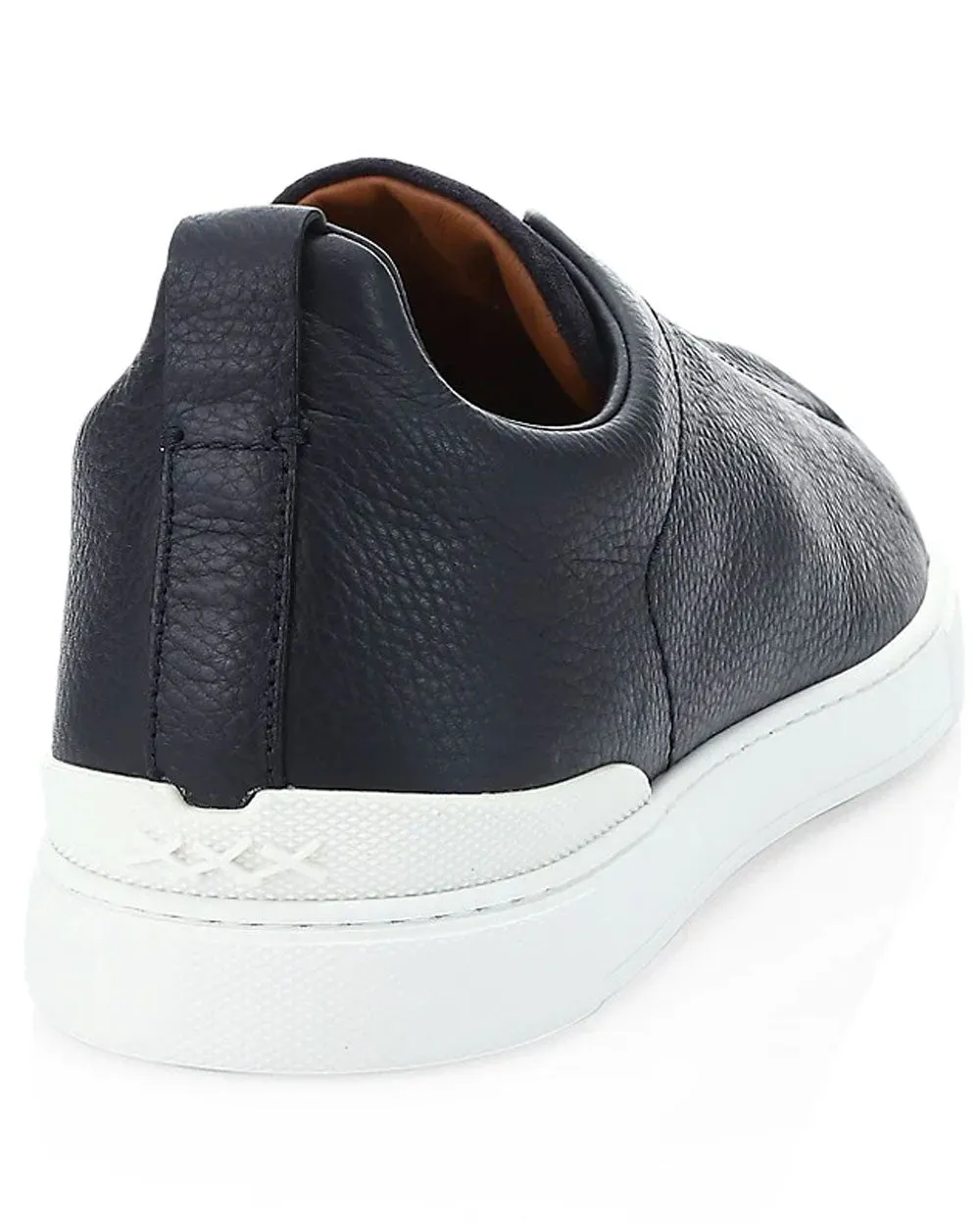 Triple Stitch Classic Sneaker in Navy