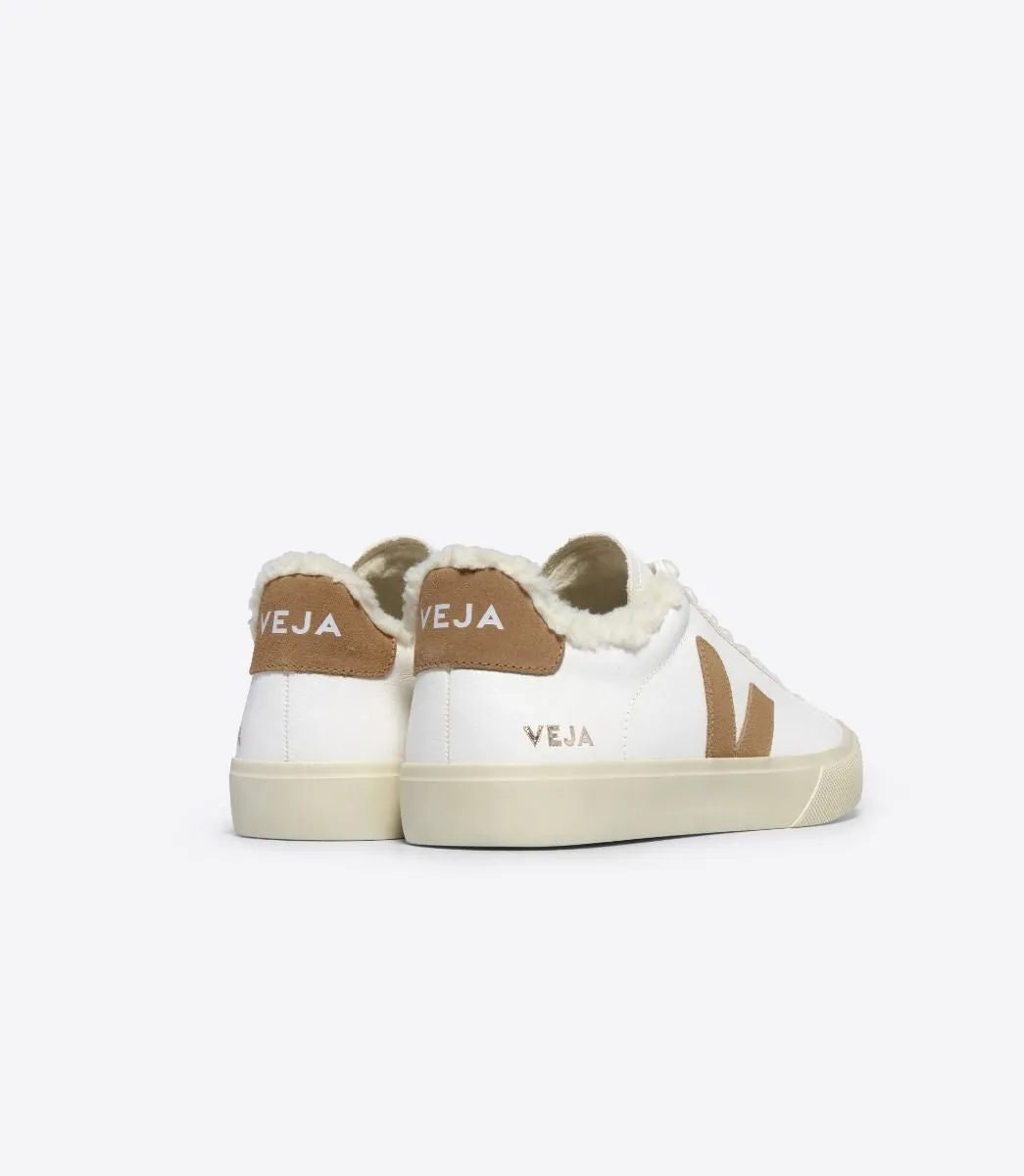 Veja Campo Winter Leather Women's White/Tan Trainers