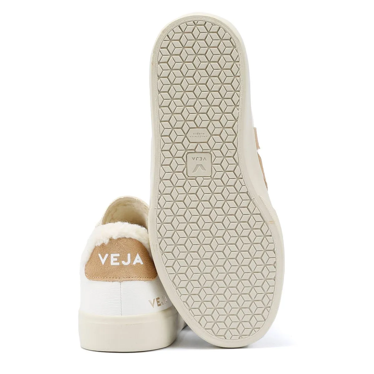 Veja Campo Winter Leather Women's White/Tan Trainers