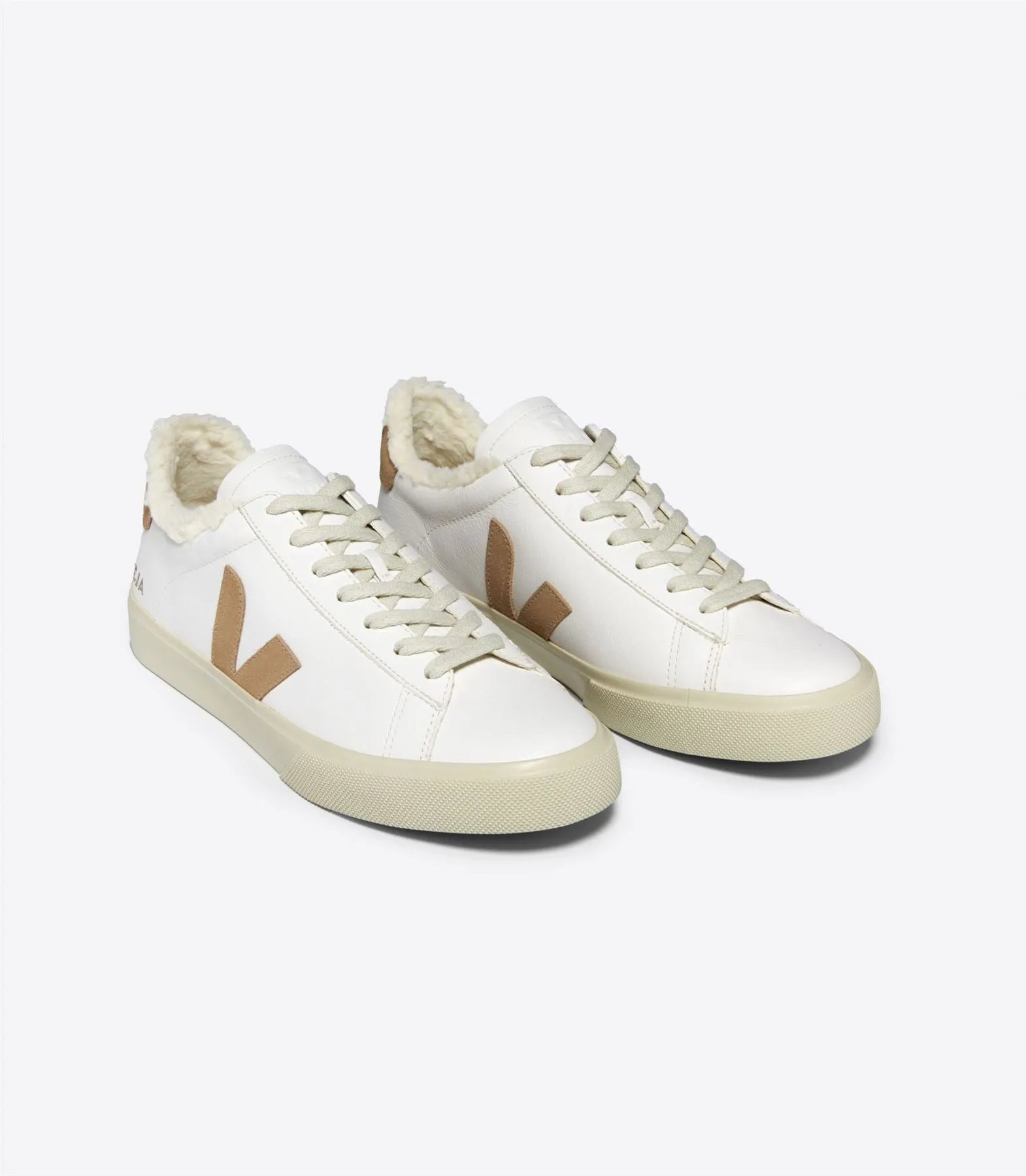 Veja Campo Winter Leather Women's White/Tan Trainers