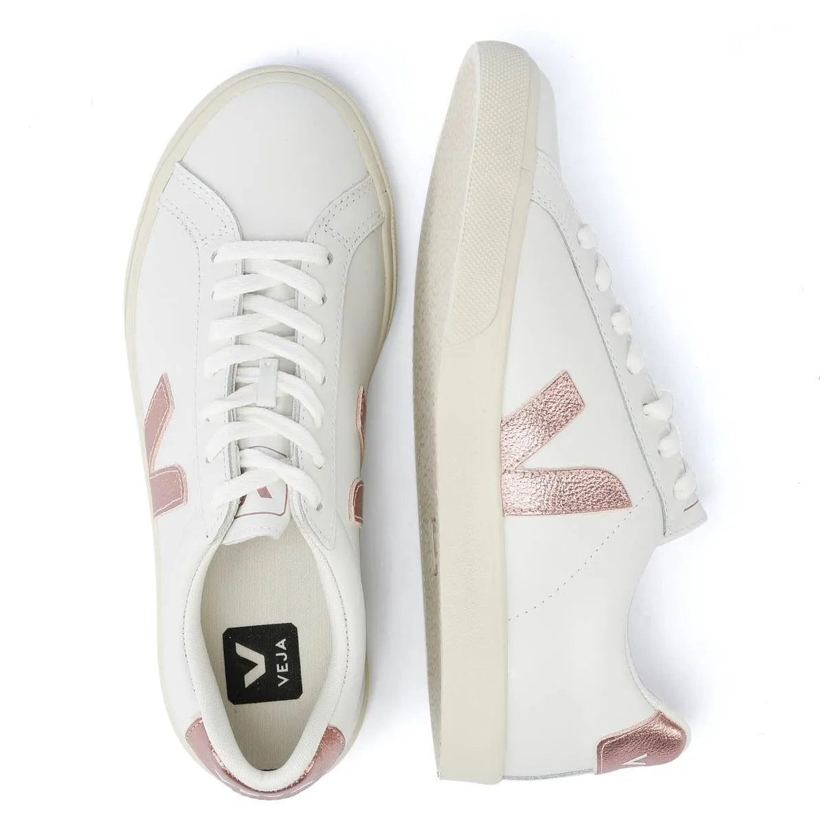 Veja Esplar Leather Women's White/Nacre Trainers