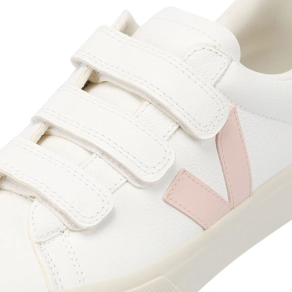 Veja Recife Leather Women's White/Pink Trainers