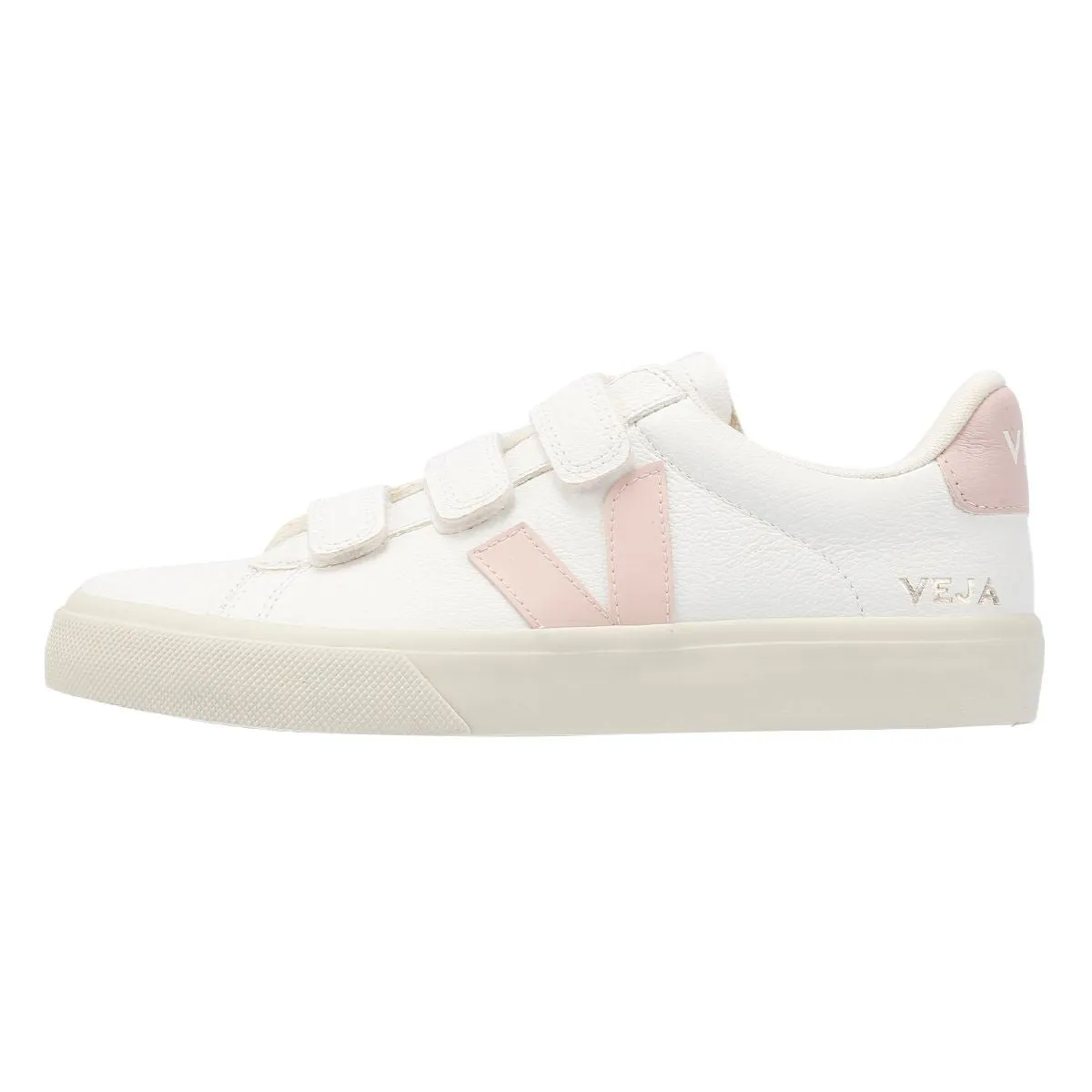 Veja Recife Leather Women's White/Pink Trainers