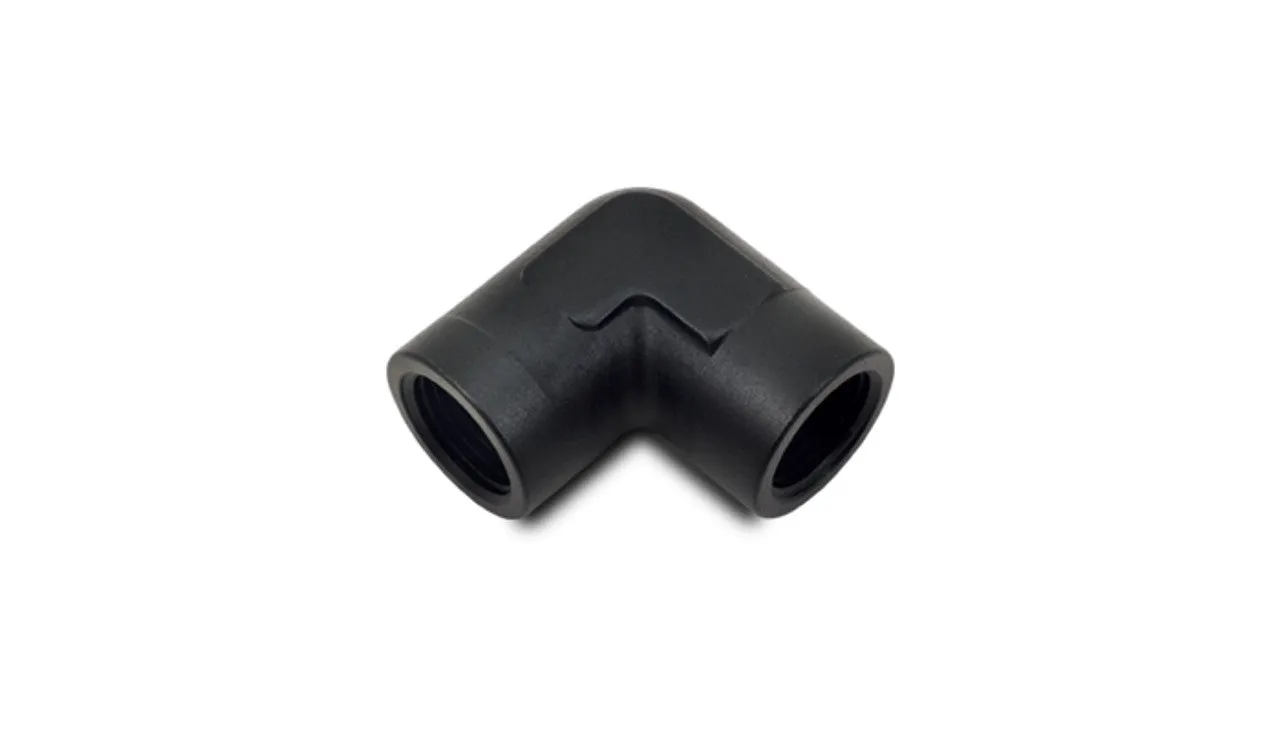 Vibrant Female NPT 90 Degree Coupler Fitting; Size: 3/8" NPT - 11322