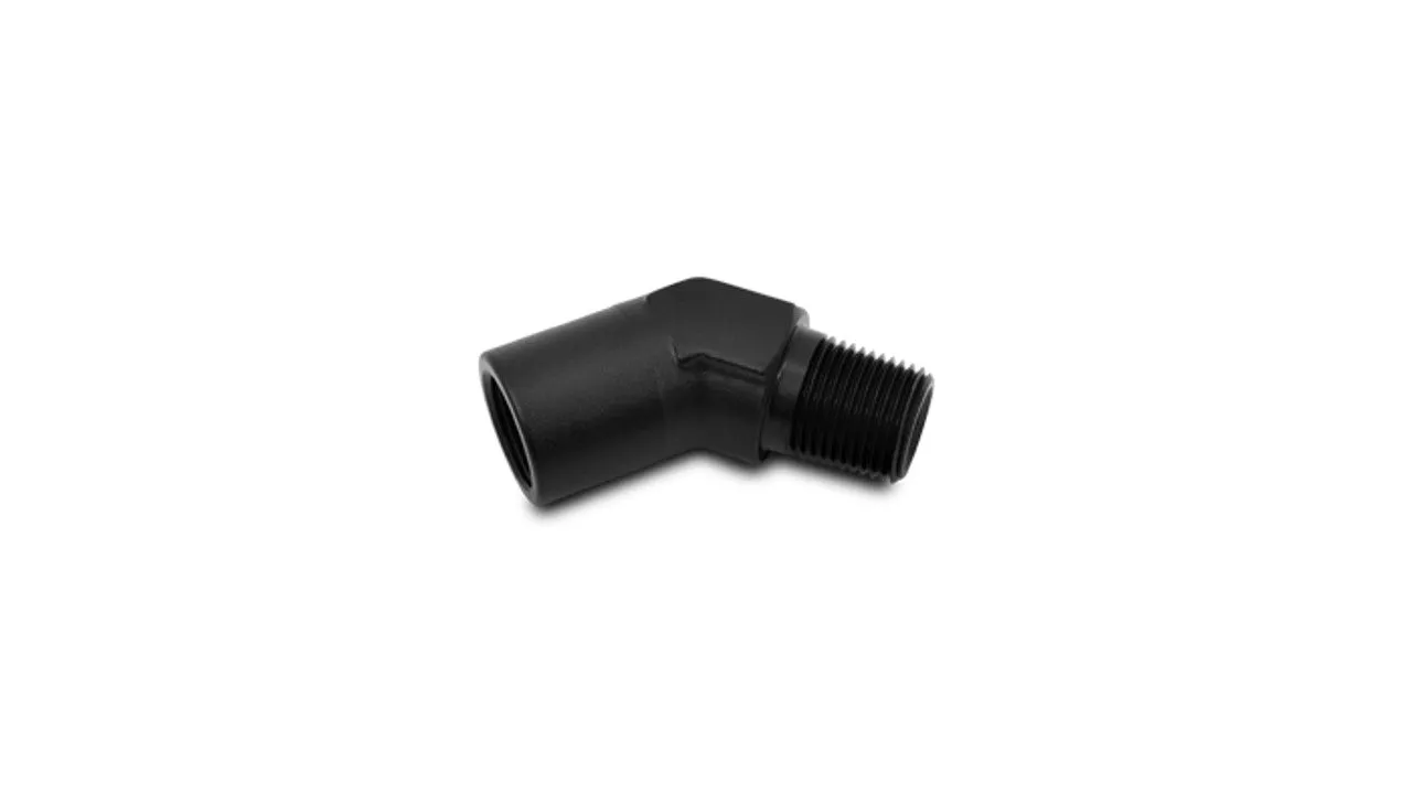 Vibrant Female to Male NPT 45 Degree Adapter Fitting; Size: 3/8" NPT - 11332