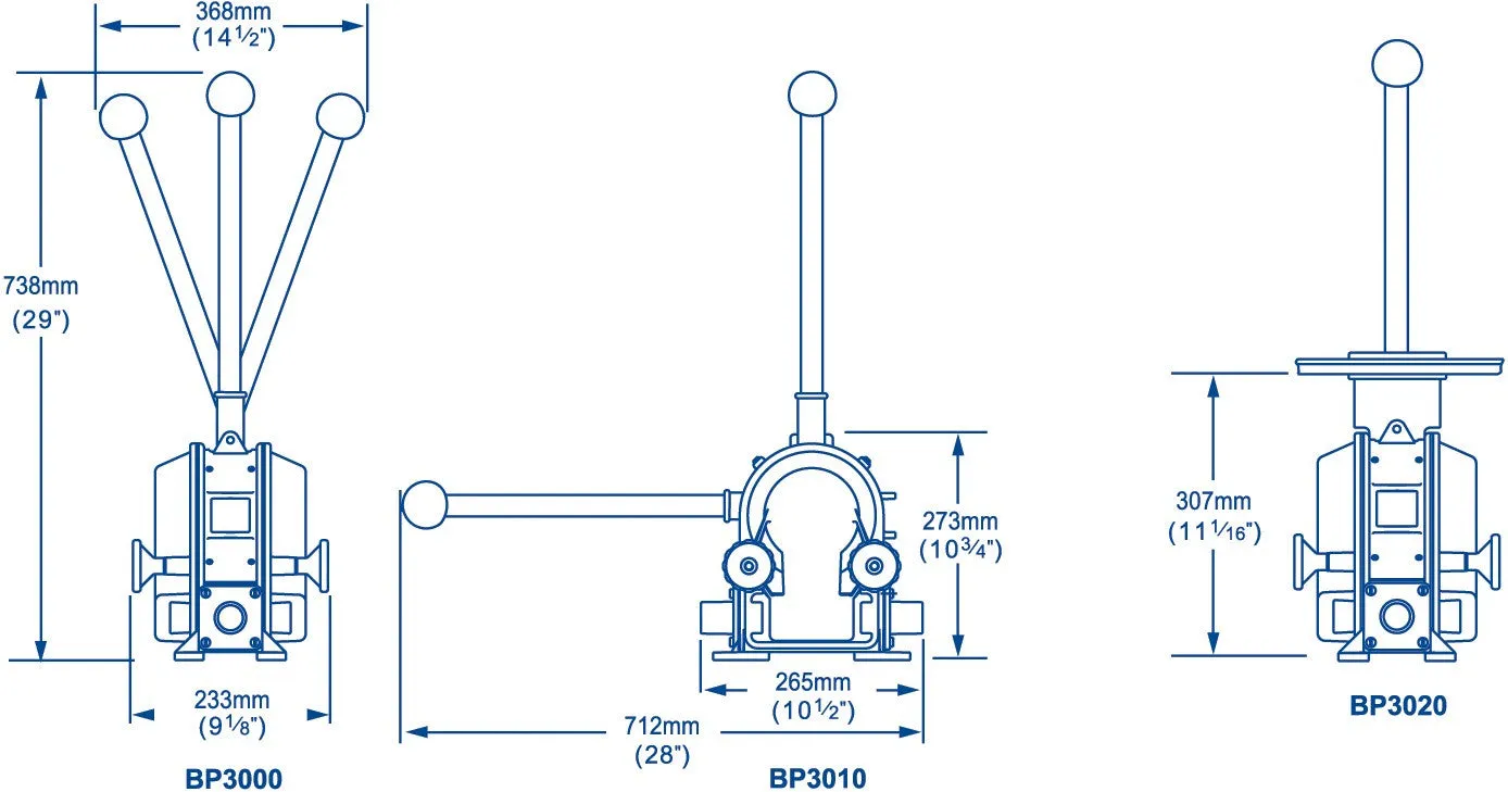 Whale Gusher 30 Pumps - 3 Models