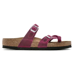 Women's Birkenstock Mayari Oiled Leather 1024034 Color:  Festival Fuchsia