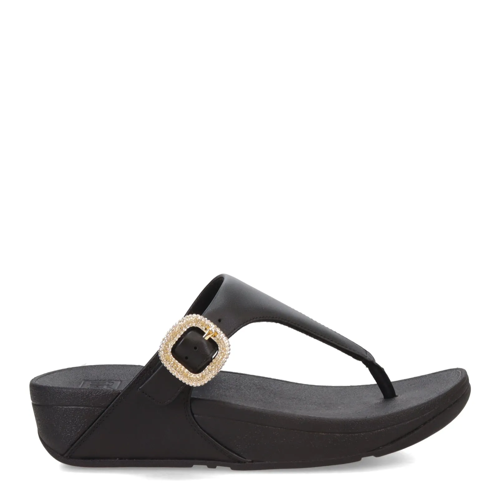 Women's FitFlop, Lulu Crystal Buckle Thong Sandal