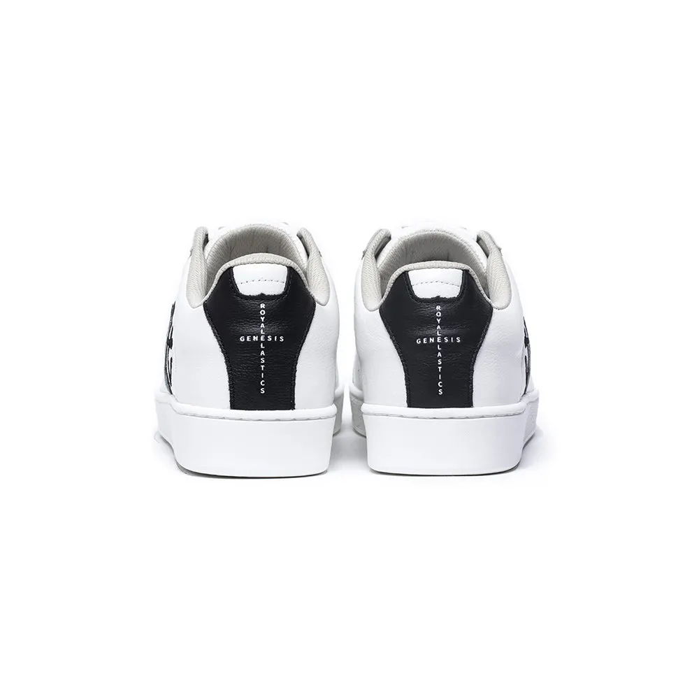 Women's Icon Genesis White Black Leather Sneakers 91901-009