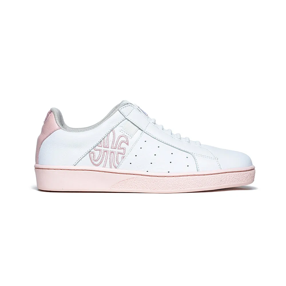 Women's Icon Genesis White Pink Leather Sneakers 91901-010