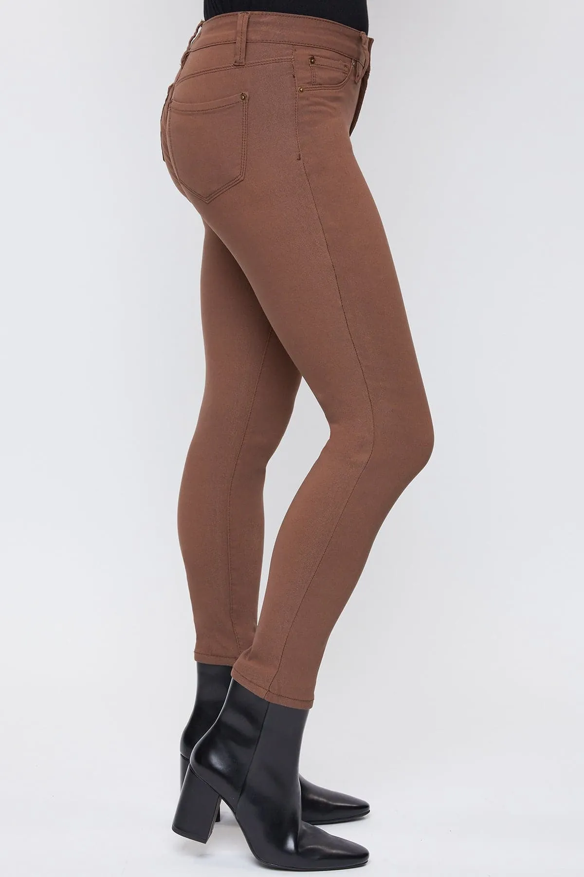 Women's Petite Comfort Stretch Pants, Walnut