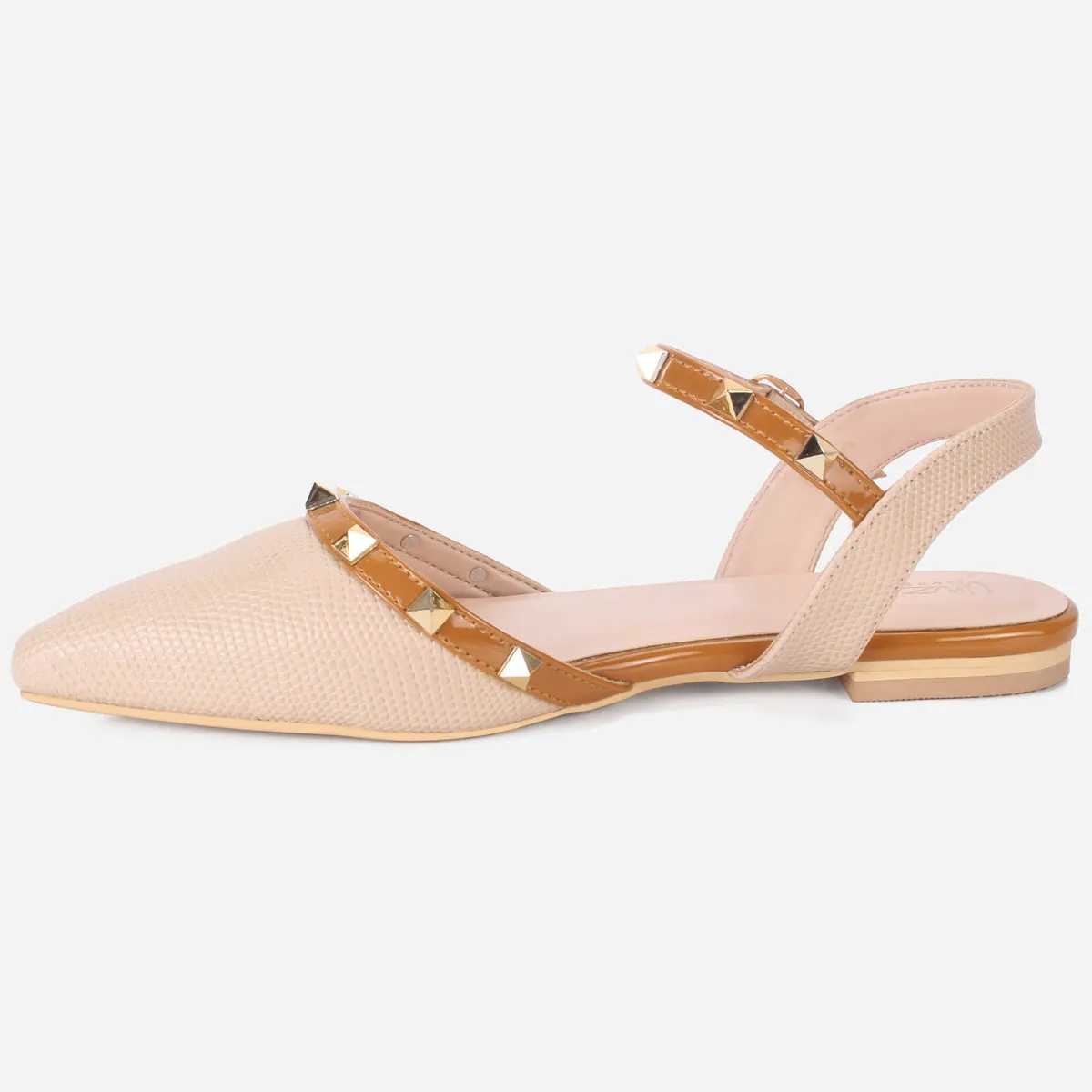 Women's "JUADY" Pointed Flat Shoes